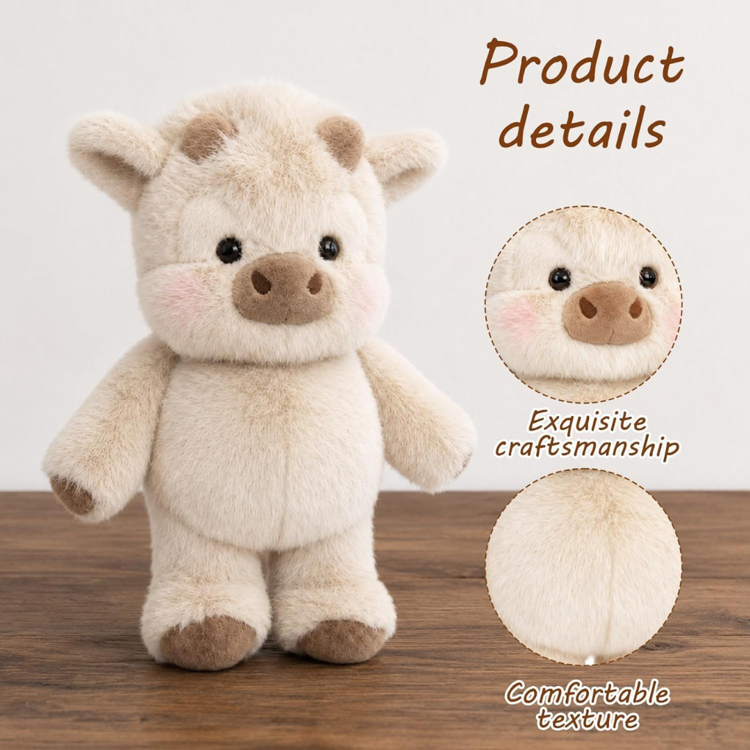 Vaquita de Peluche Premium