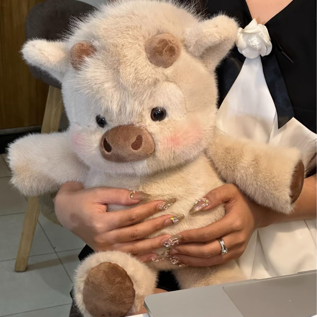 Vaquita de Peluche Premium