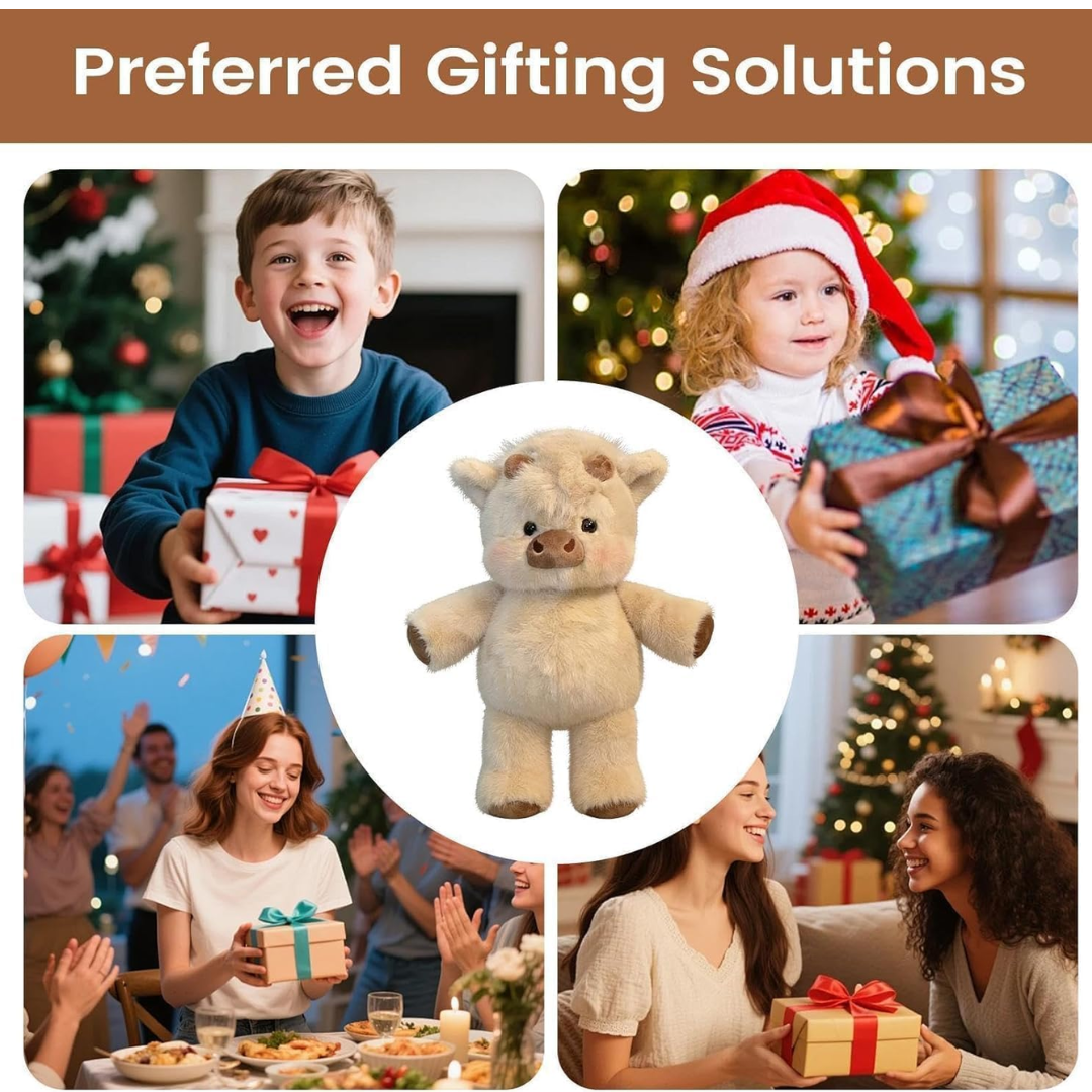 Vaquita de Peluche Premium
